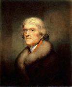 Painting of Thomas Jefferson Rembrandt Peale